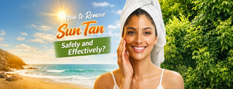 How to Remove Sun Tan Safely and Effectively?