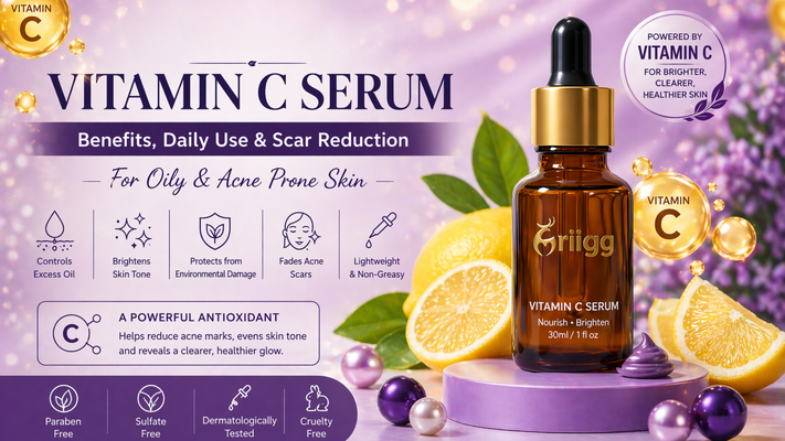 Vitamin C Serum for Oily Skin: Benefits, Daily Use & Scar Reduction