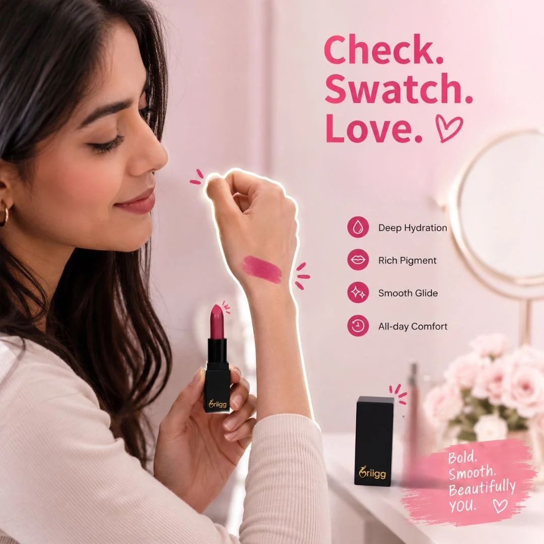 Mriigg Hydrating Lipstick Shade14 Holic | Rich Pigment Lipstick