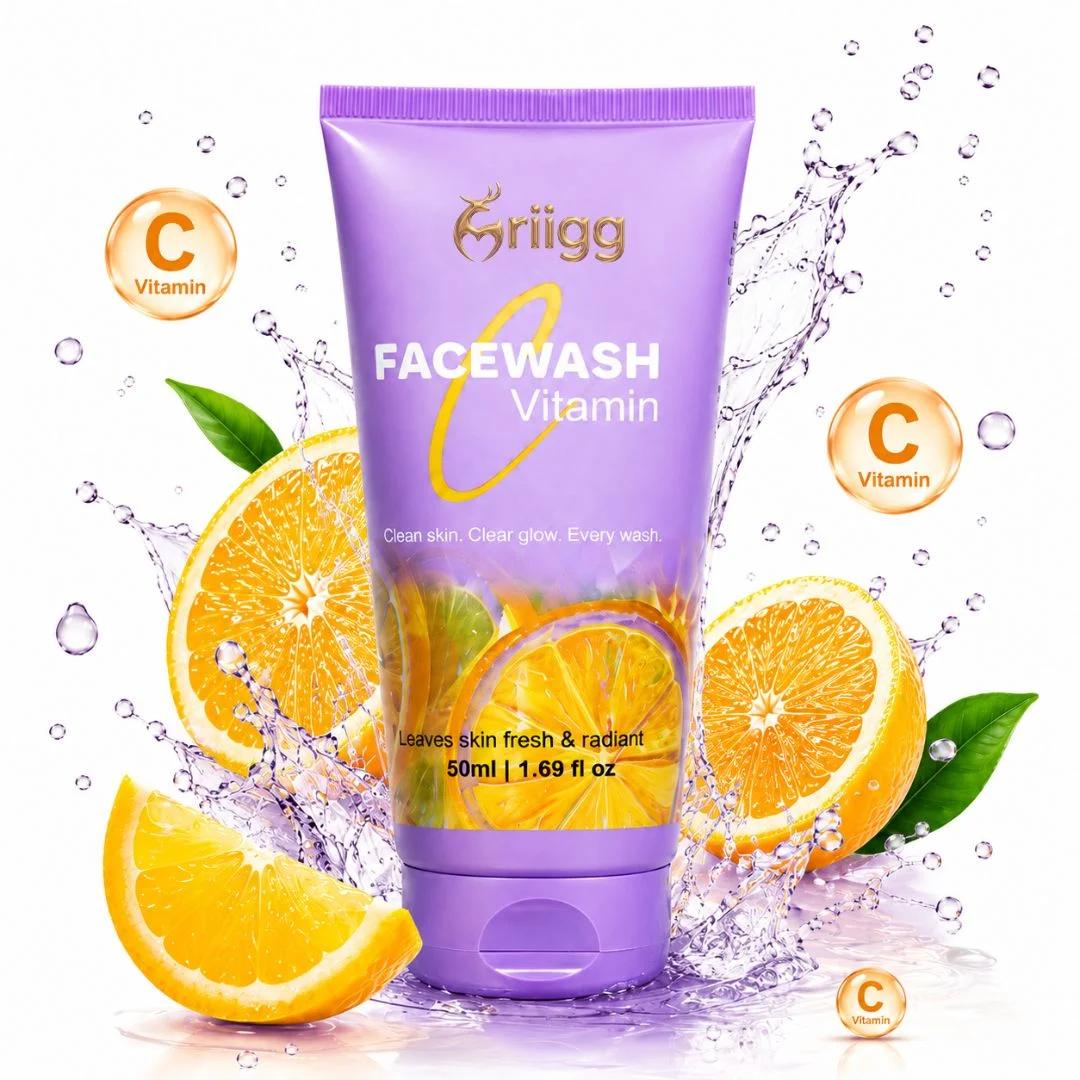 MRIIGG Vitamin C Facewash for Glowing Skin | Deep Cleansing Brightening Face Wash 50 ml