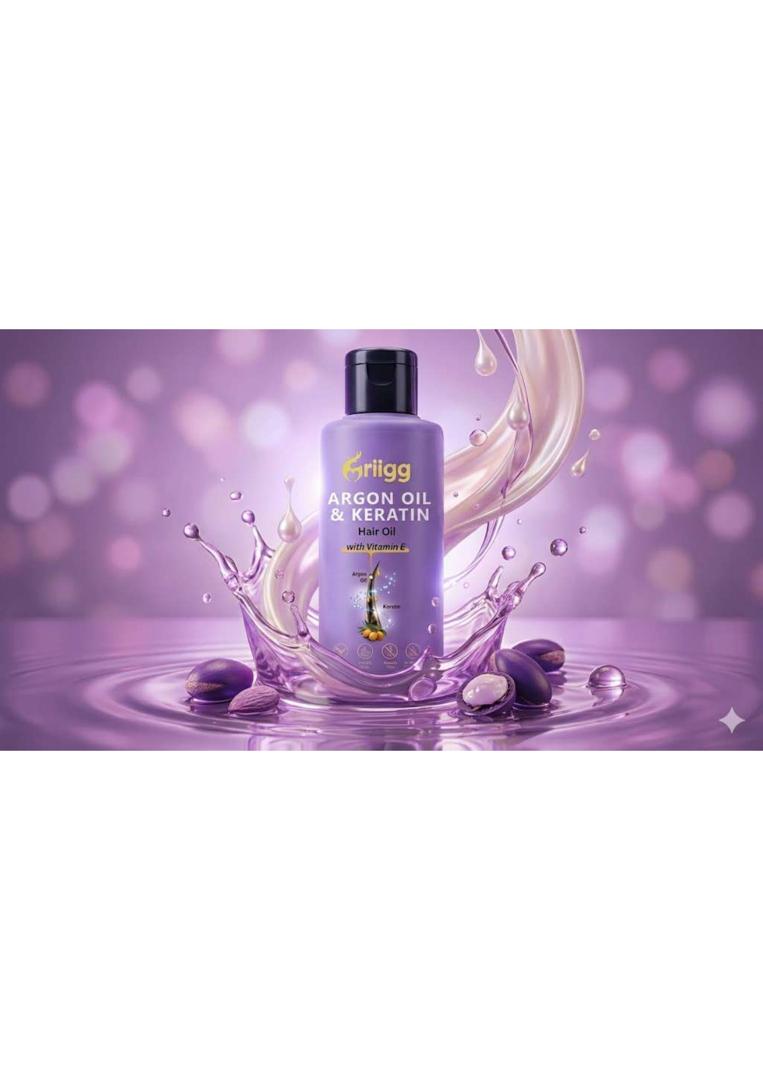 MRIIGG Argan Oil & Keratin Hair Oil 100ml