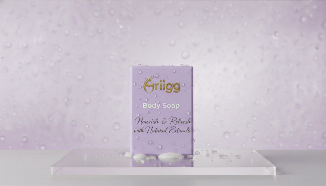 MRIIGG Body Soap with Kojic Acid, Papaya & Goat Milk 75*2pcs