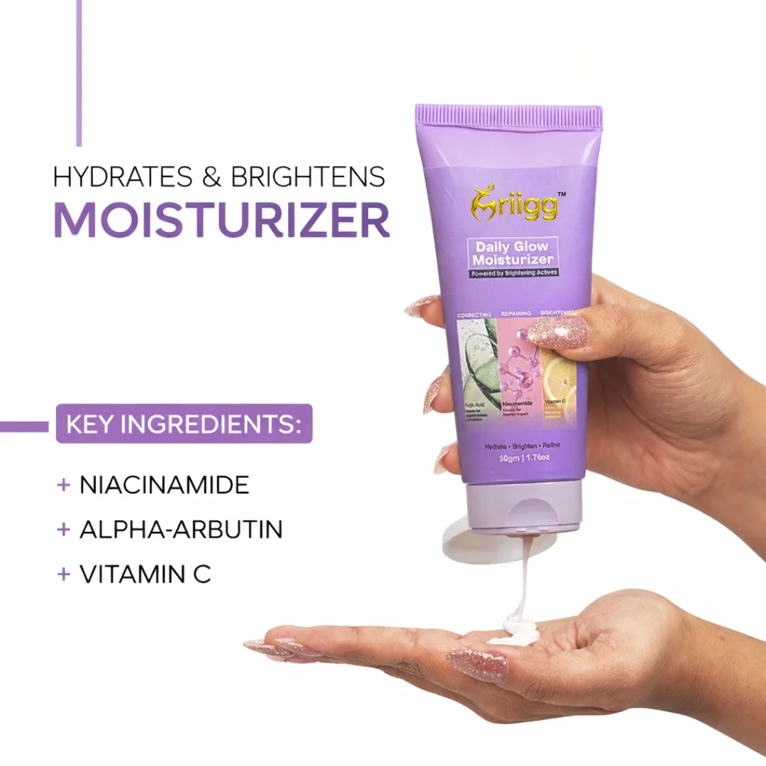 MRIIGG Face Moisturizer with Vitamin C, Niacinamide & Kojic Acid 50 gm
