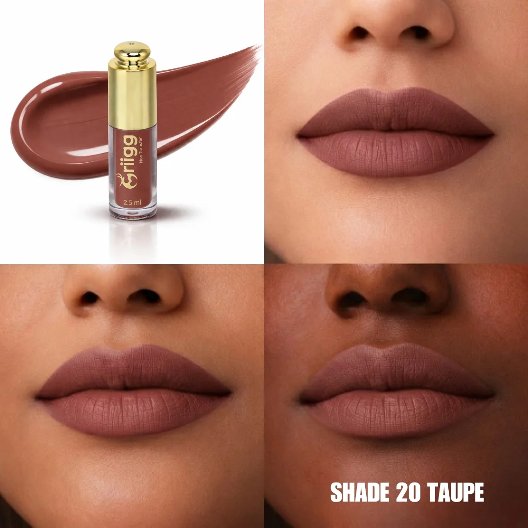MRIIGG Non-Transfer Liquid Lipstick shade 20 Taupe