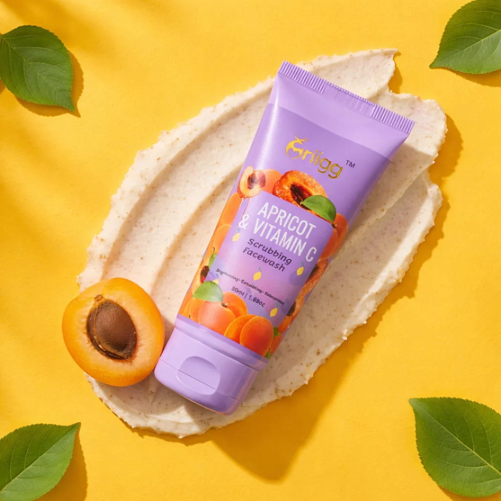 MRIIGG Scrubbing Facewash with Vitamin C & Apricot 50ml