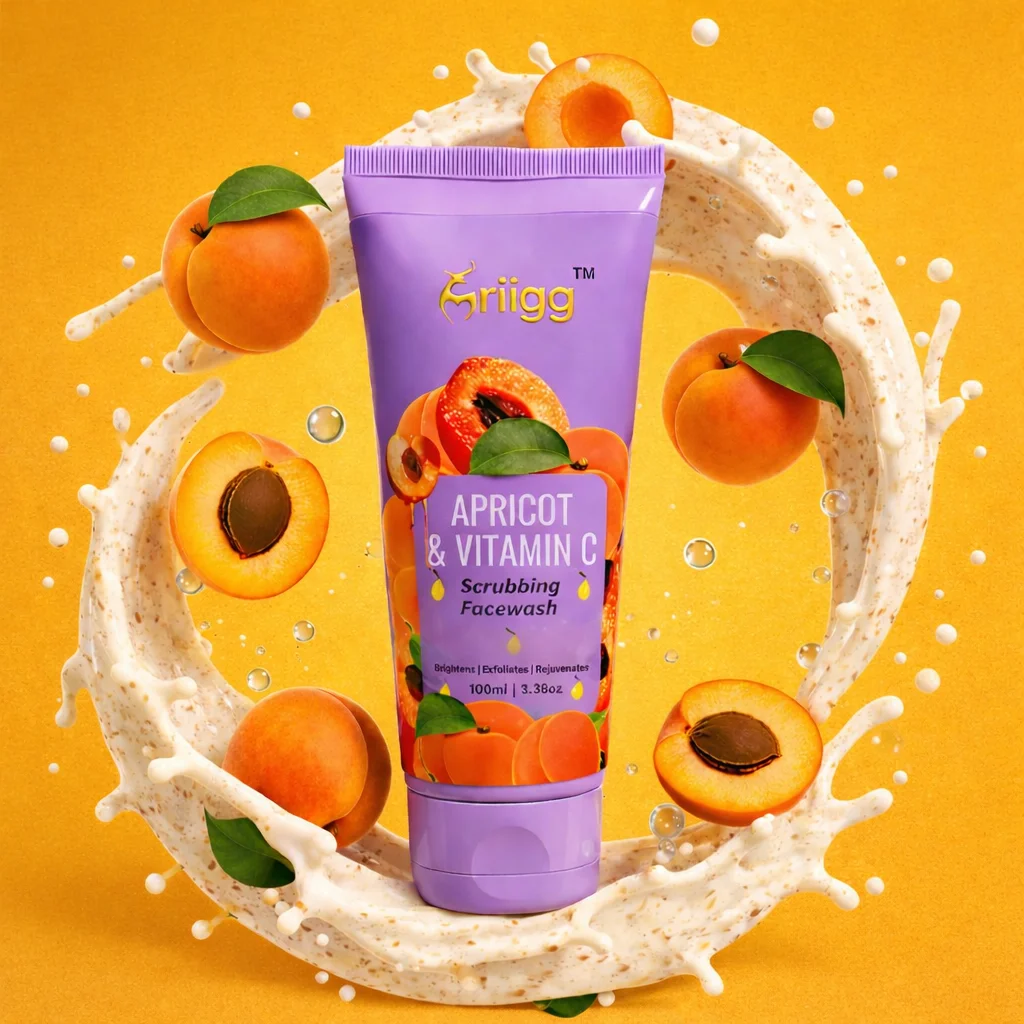 MRIIGG Scrubbing Facewash with Vitamin C & Apricot 100ml