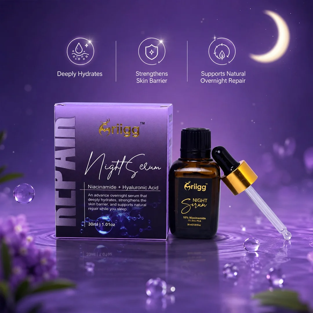 MRIIGG Hydrating & Repair Night Serum with Niacinamide & Hyaluronic Acid 30 ml