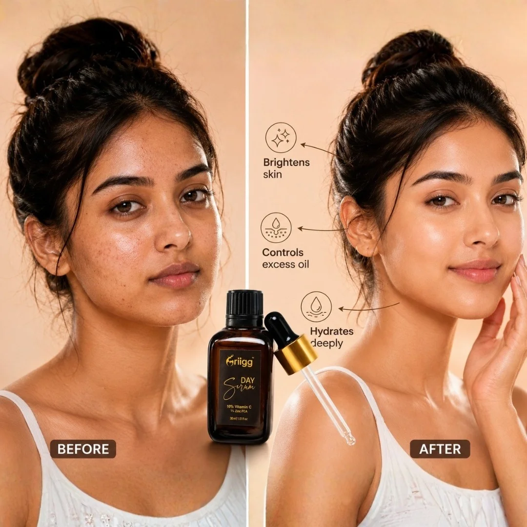 MRIIGG Vitamin C Day Serum with Hyaluronic Acid & Green Tea 30 ml