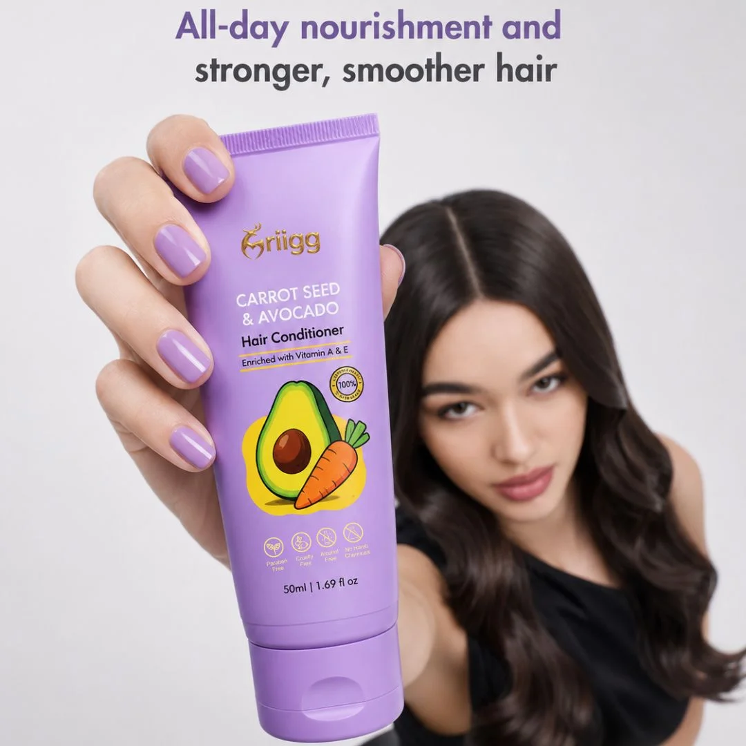 MRIIGG Carrot Seed & Avocado Oil Hair Conditioner with Vitamin A + E 50ml