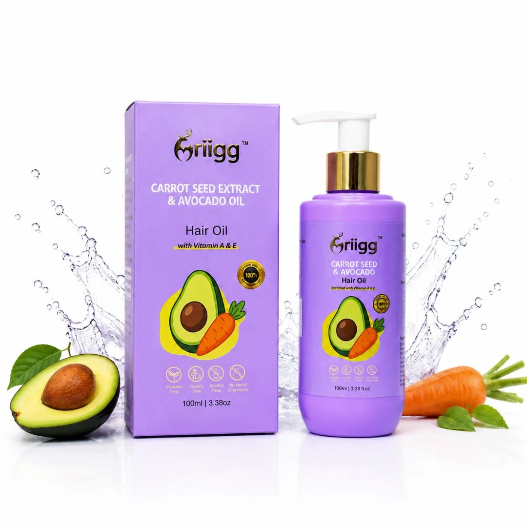 MRIIGG Carrot Seed & Avocado Oil Hair Oil 100ml