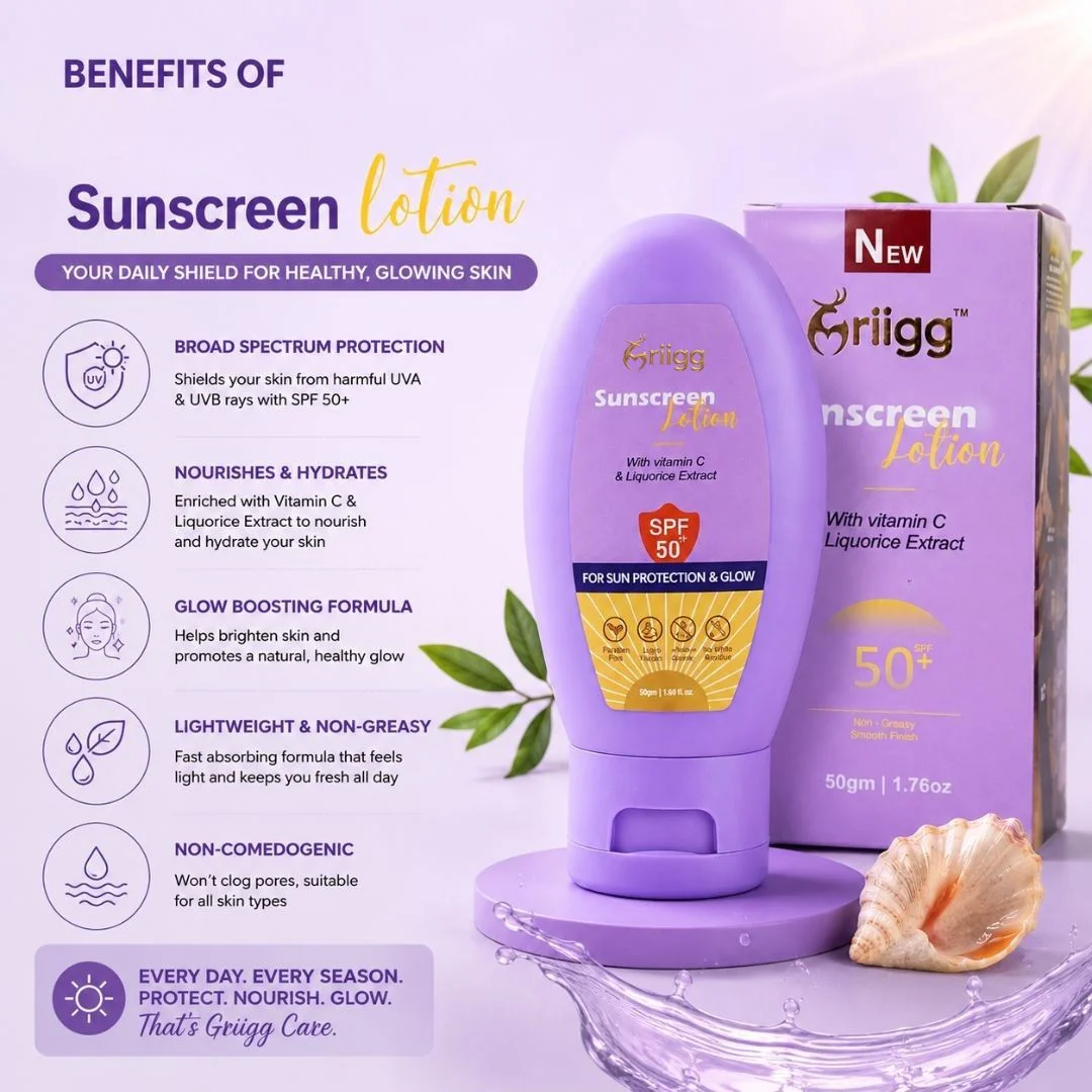MRIIGG Sunscreen Lotion with Vitamin C & Liquorice Extract 50gm