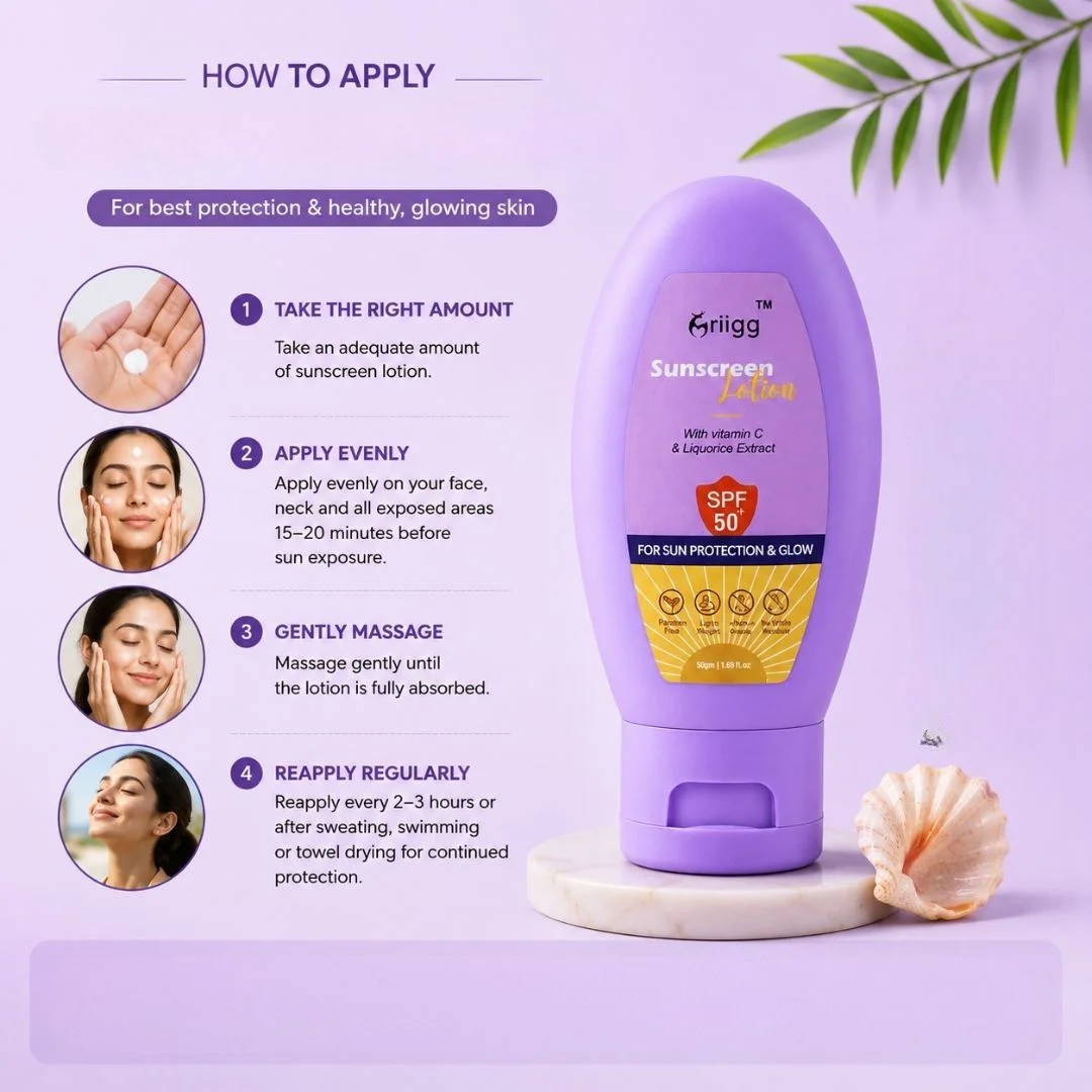 MRIIGG Sunscreen Lotion with Vitamin C & Liquorice Extract 50gm
