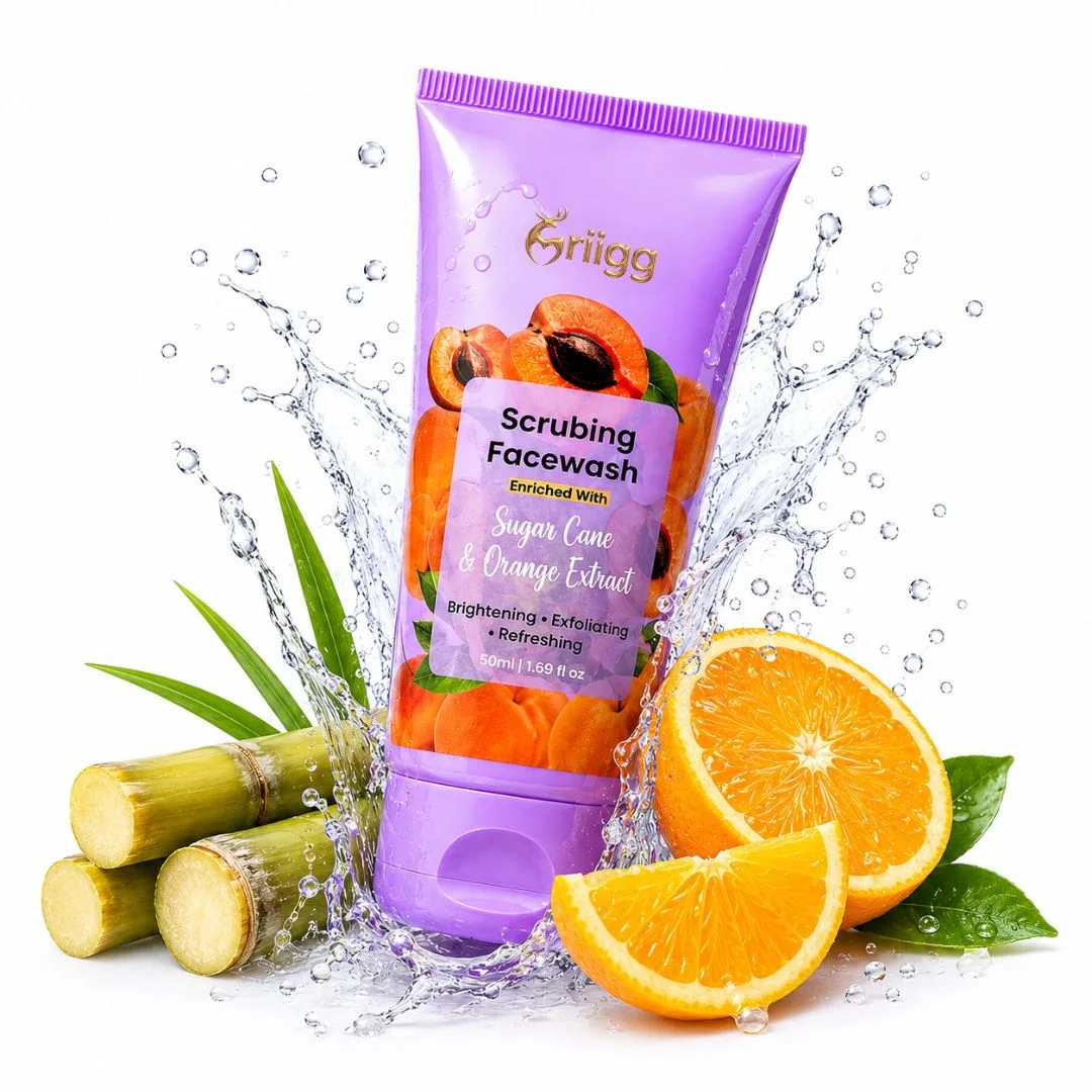 MRIIGG Scrubbing Facewash with Vitamin C & Apricot 50ml