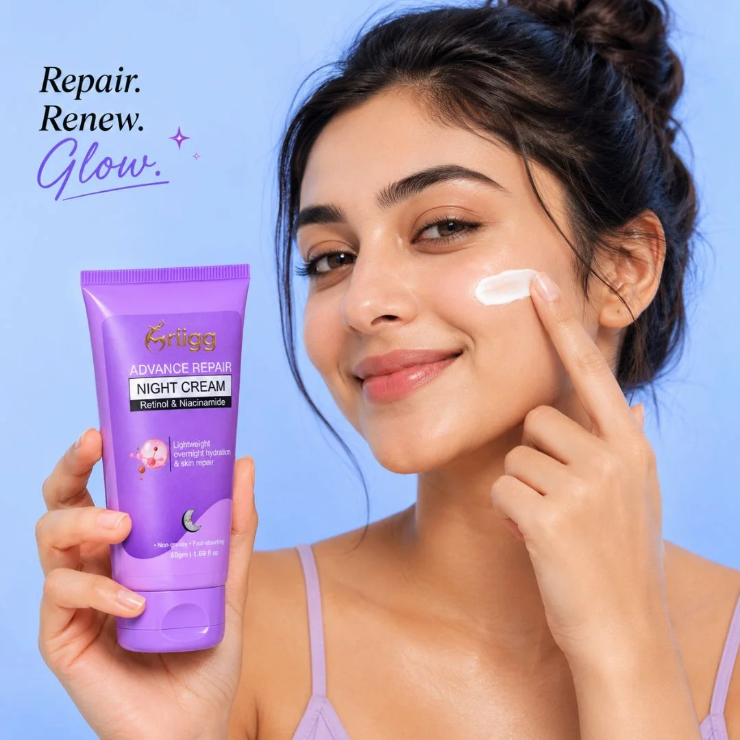 MRIIGG Advanced Repair Night Cream with Retinol & Niacinamide 50gm