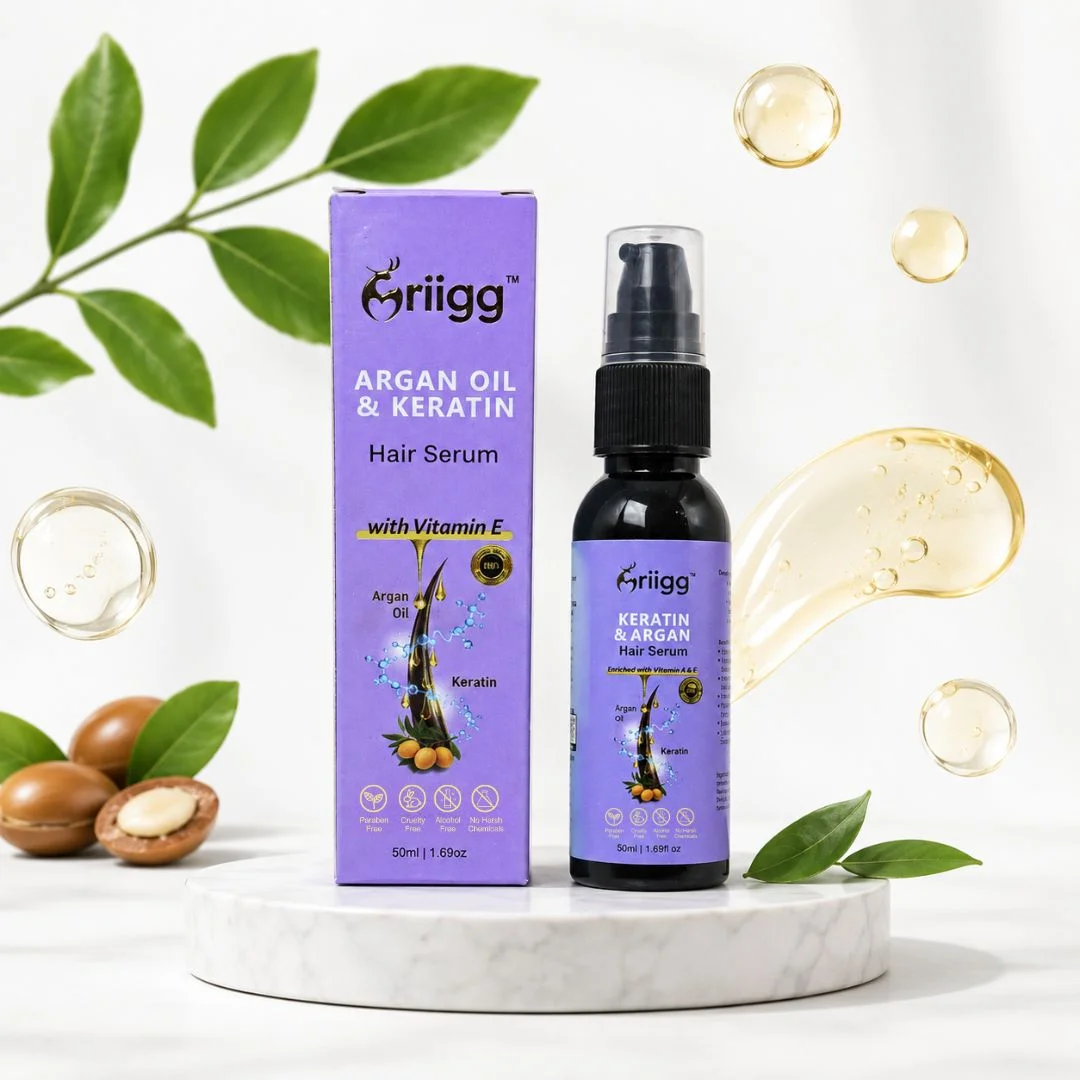 MRIIGG Argan Oil & Keratin  Hair Serum 50ml