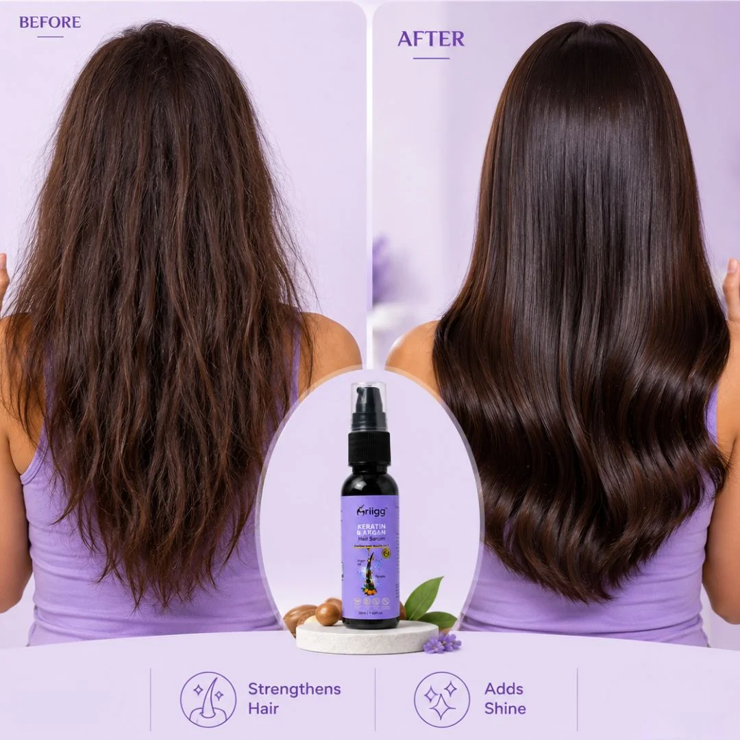 MRIIGG Argan Oil & Keratin  Hair Serum 50ml