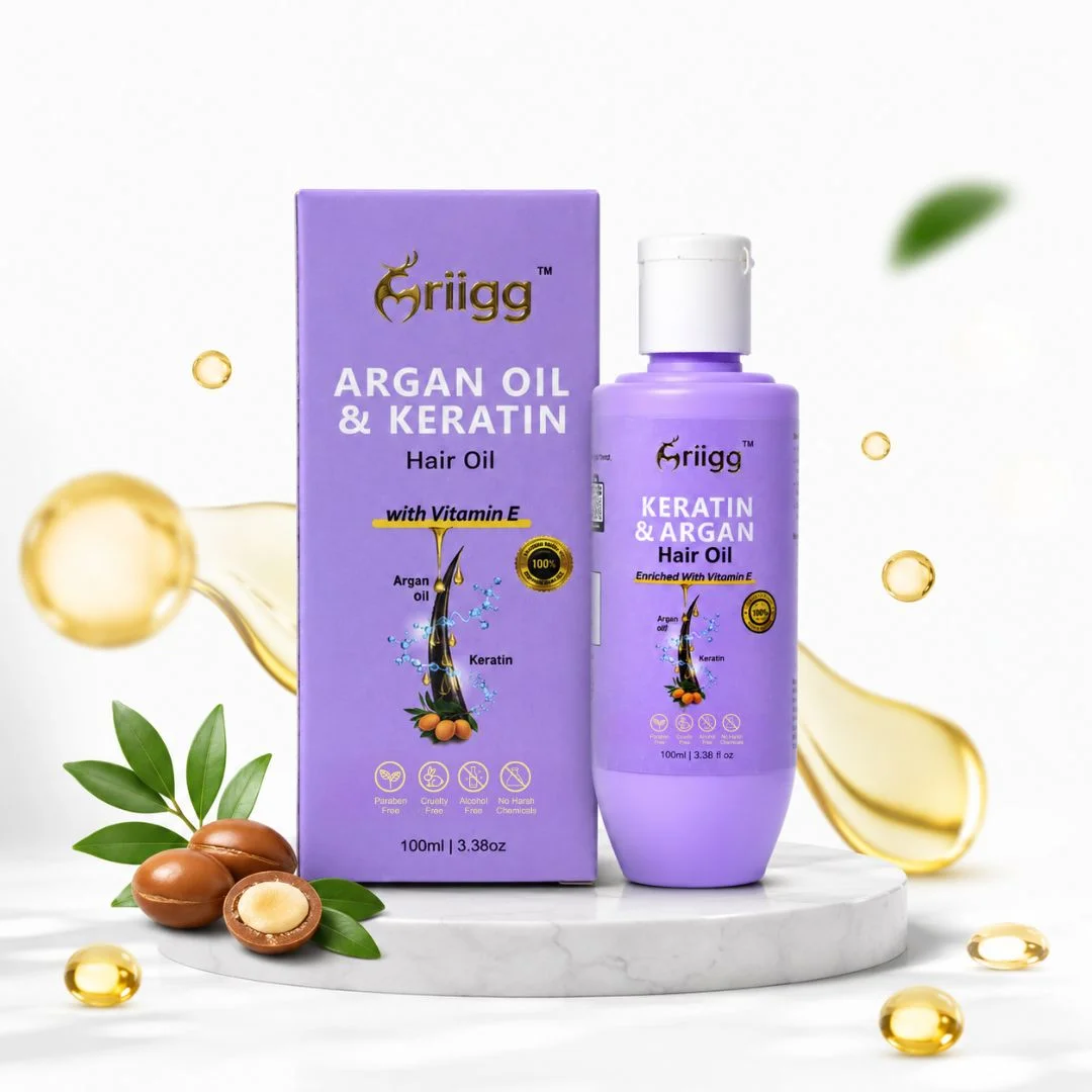 MRIIGG Argan Oil & Keratin Hair Oil 100ml