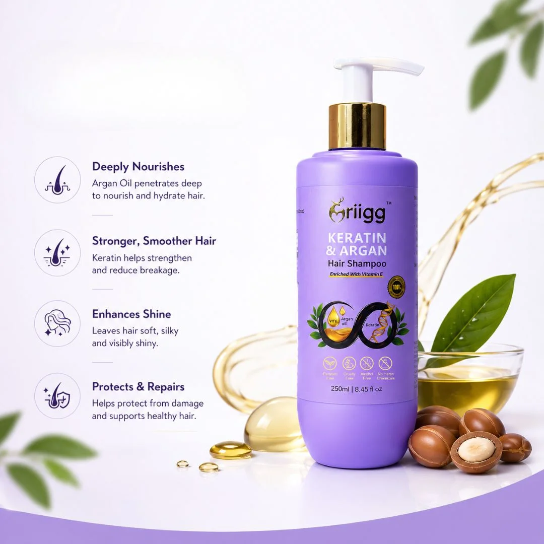 MRIIGG Argan Oil & Keratin Hair Shampoo 250ml