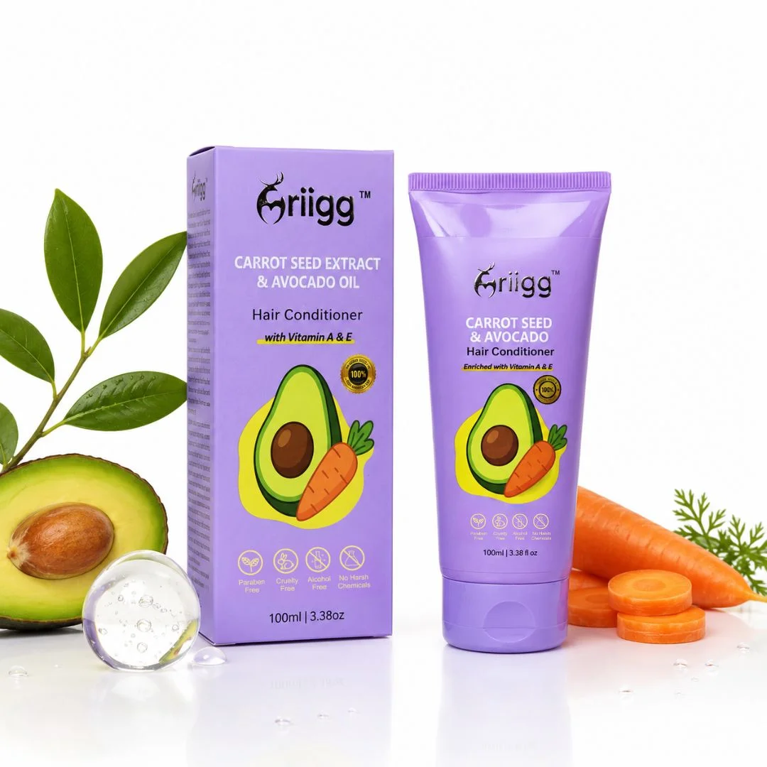 MRIIGG Carrot Seed & Avocado Oil Hair Conditioner with Vitamin A + E 100ml