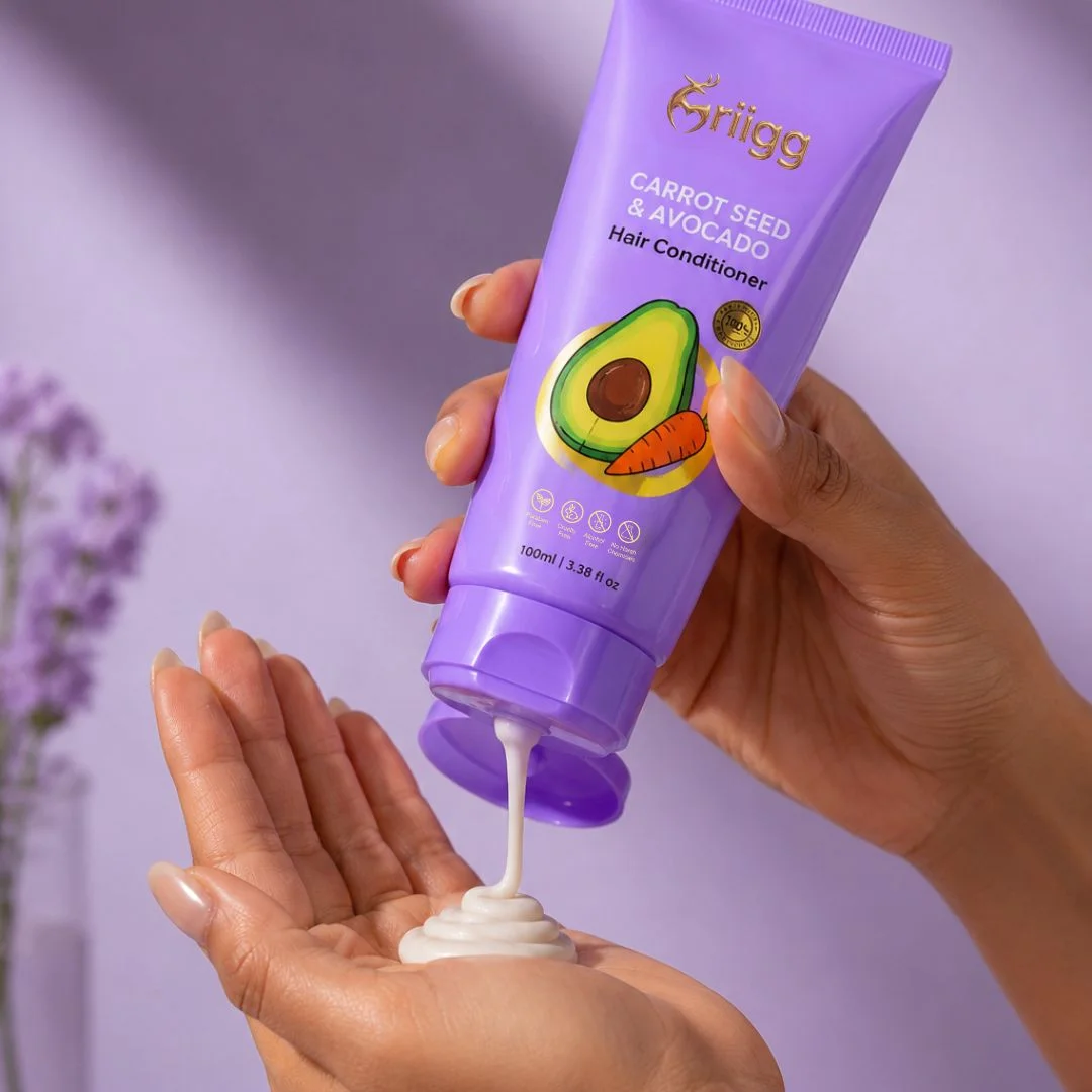 MRIIGG Carrot Seed & Avocado Oil Hair Conditioner with Vitamin A + E 100ml
