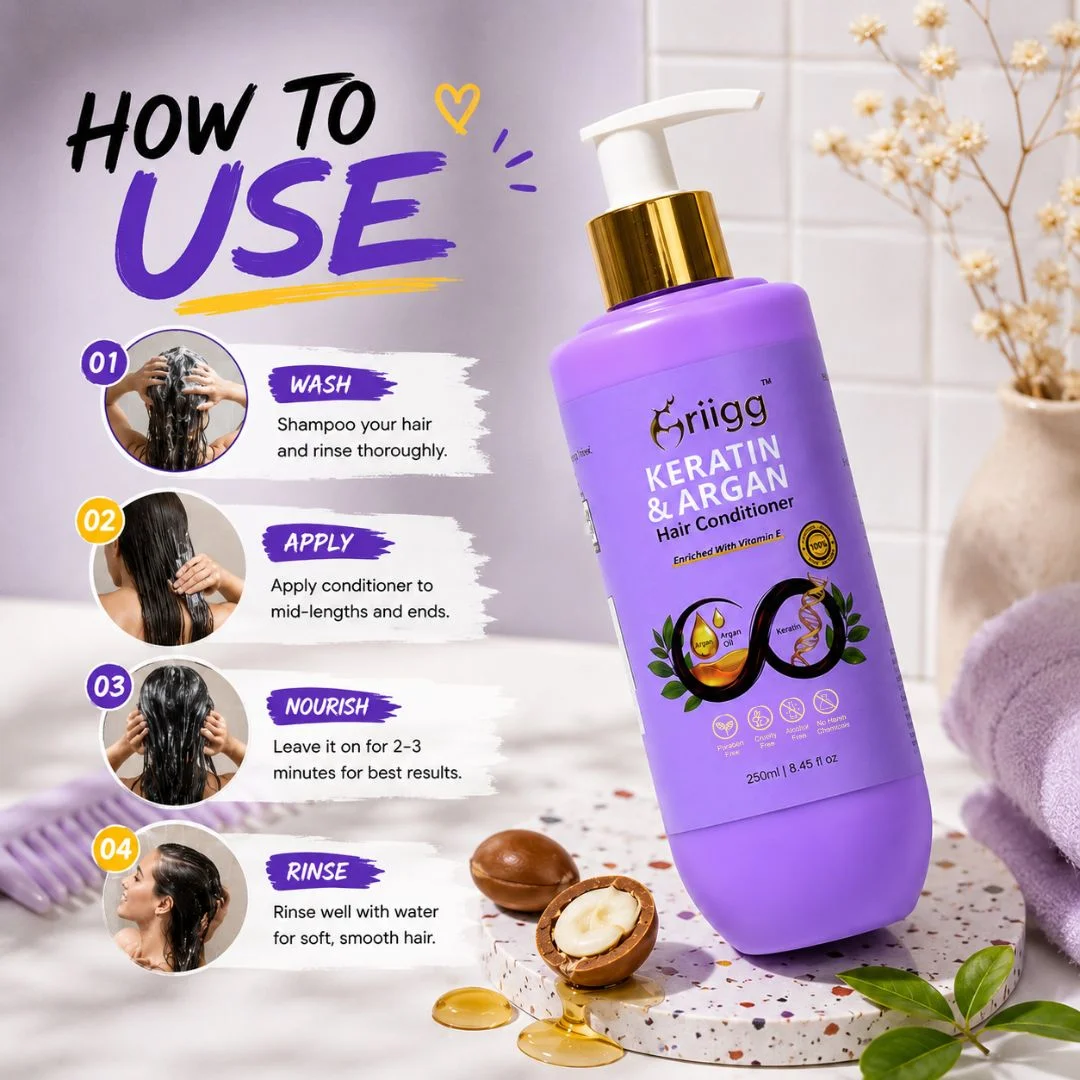 MRIIGG Argan Oil & Keratin Hair Conditioner 250ml