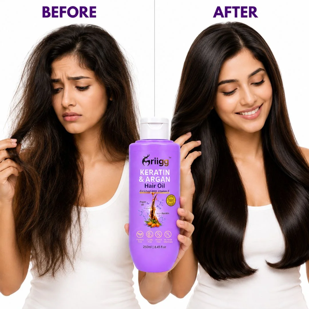 MRIIGG Argan Oil & Keratin Hair Oil 250ml