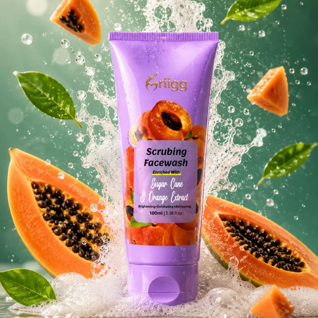 MRIIGG Scrubbing Facewash with Vitamin C & Apricot 100ml