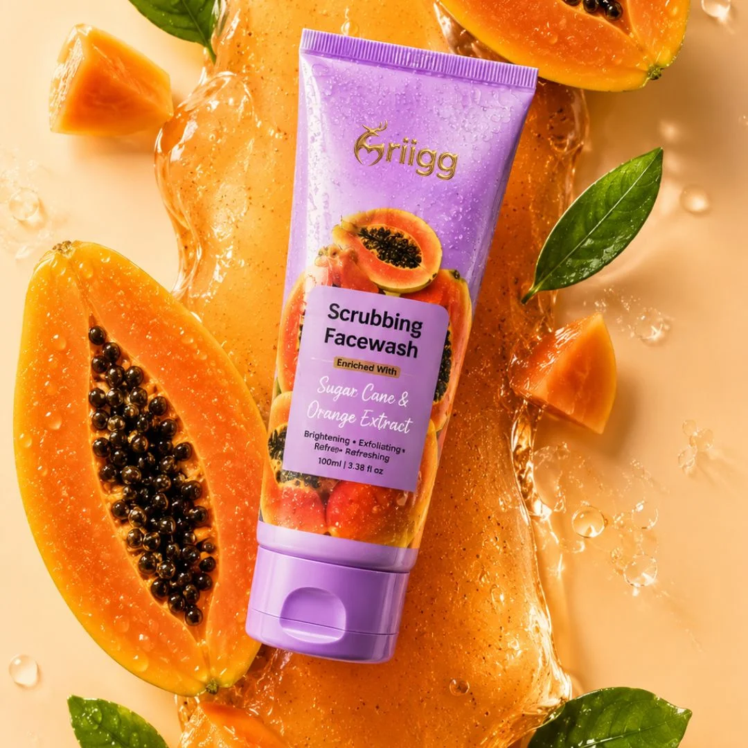 MRIIGG Scrubbing Facewash with Vitamin C & Apricot 100ml